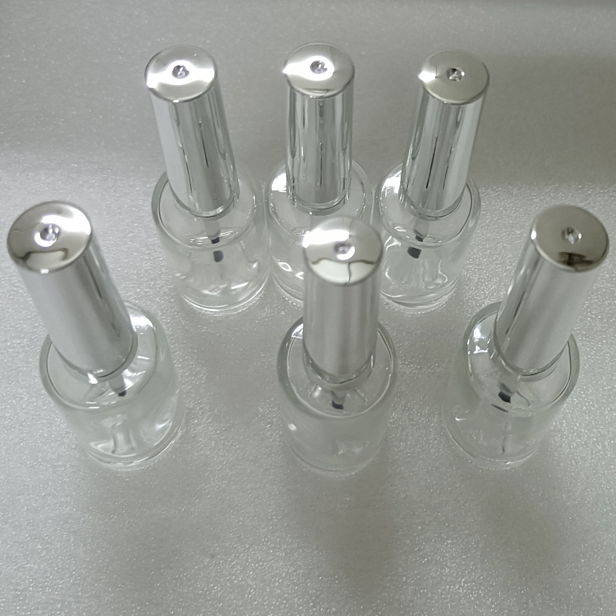 Nail Art Kaki - 13ml 6 Stück Klare Glasflaschen für