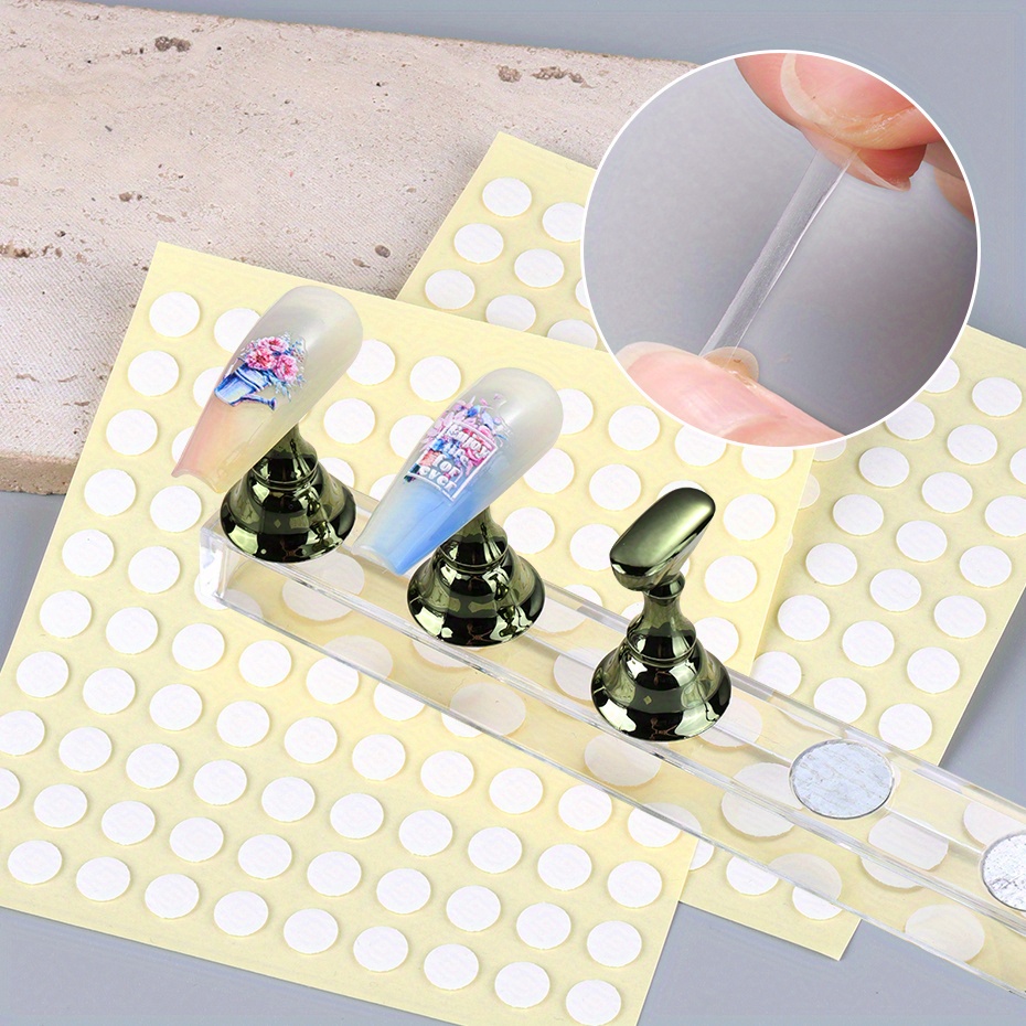 Striping Tape Nail - 400 Tipps, transparentes doppelseitiges Klebeband, spurloses