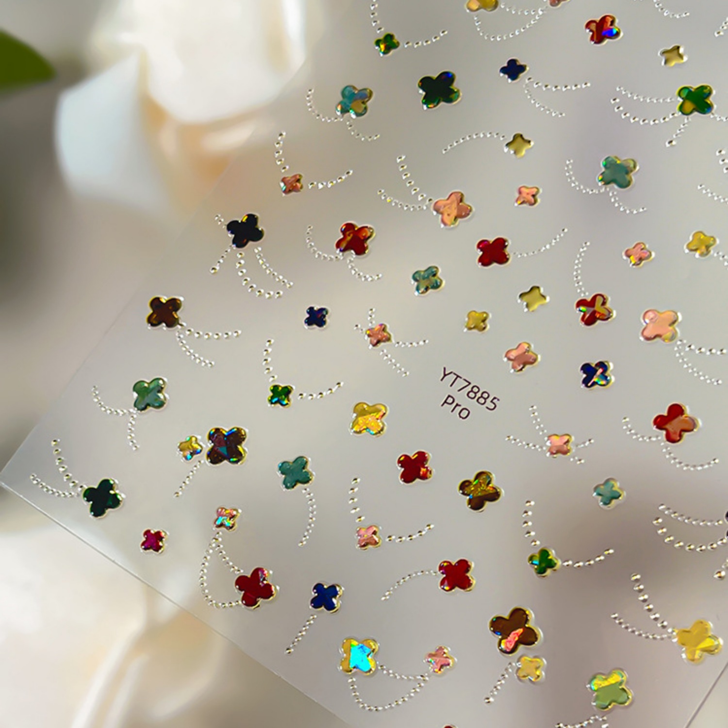 Bunte holografische vierblättr – Nail Art Zelda Bewertung und Preis