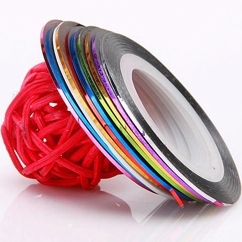 10 Rollen 1 mm Nail Art Stripi – Striping Tape Nail Bewertung und Preis