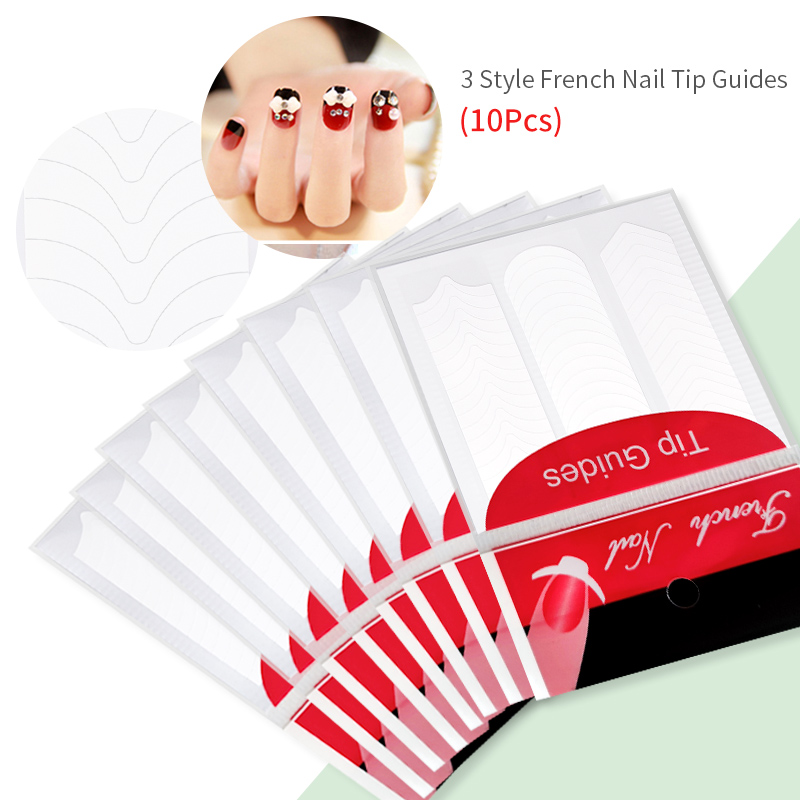 French Tip Maniküre-Aufkleber, – Striping Tape Nail Bewertung und Preis