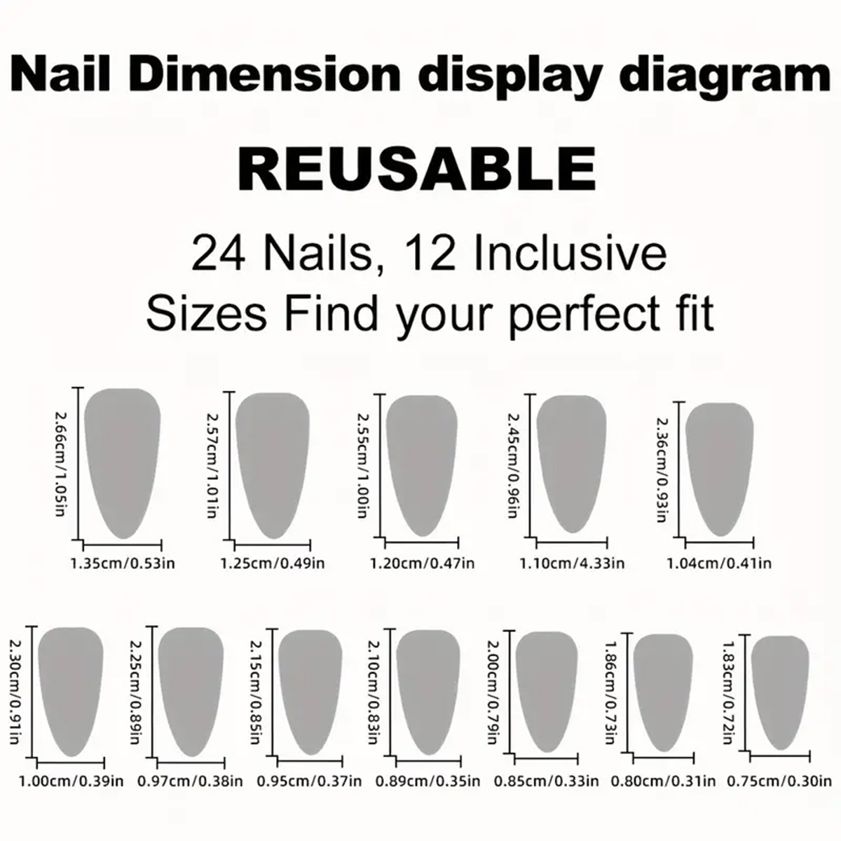 24 Stück lange, mandelförmige, – Nail Art Red Bewertung und Preis