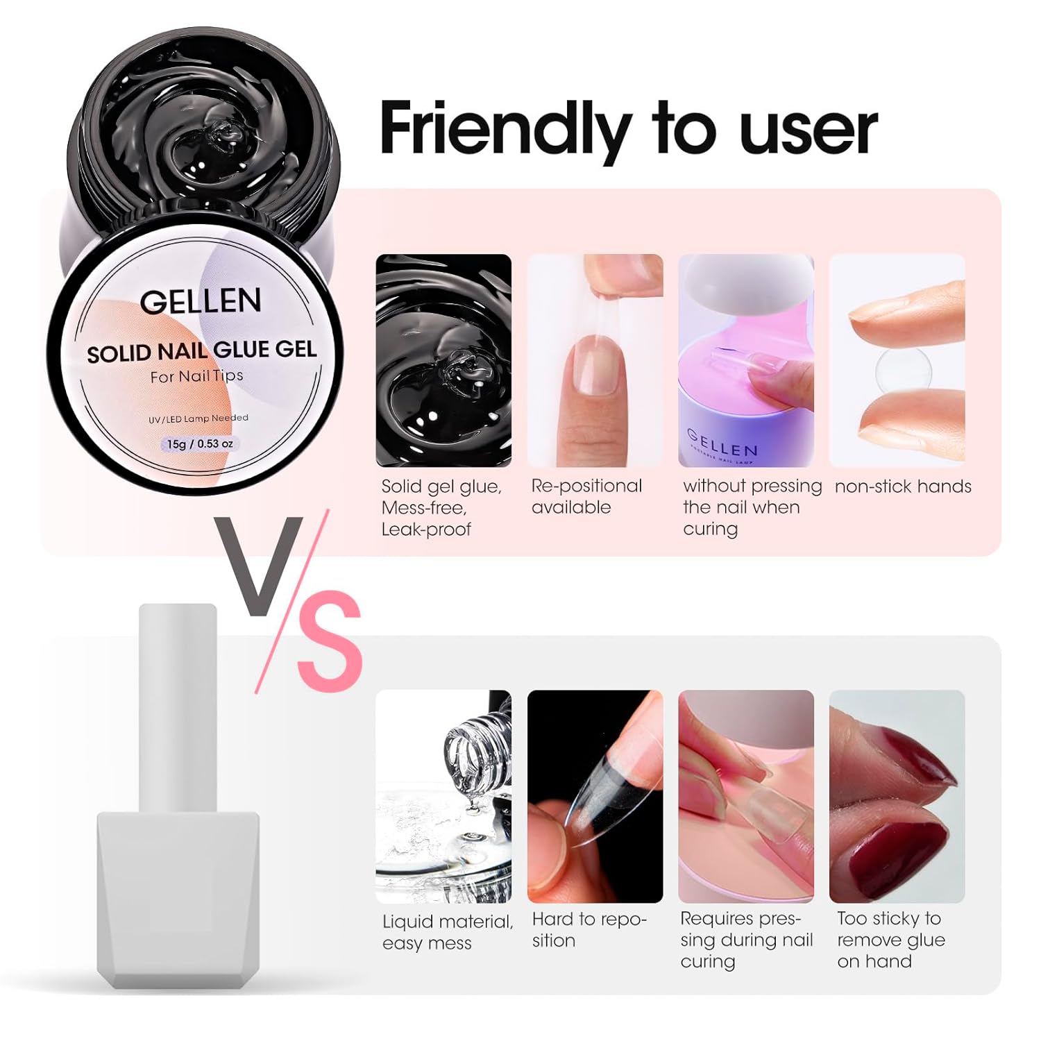 GELLEN Nagel-Festkleber, klare – Nail Art Ombre Bewertung und Preis