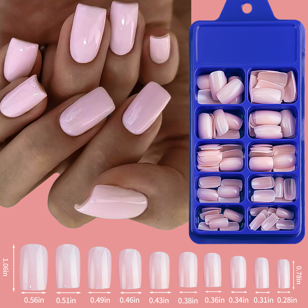 100/120 Stück rosa weiße Nägel – Nail Art Ombre Bewertung und Preis