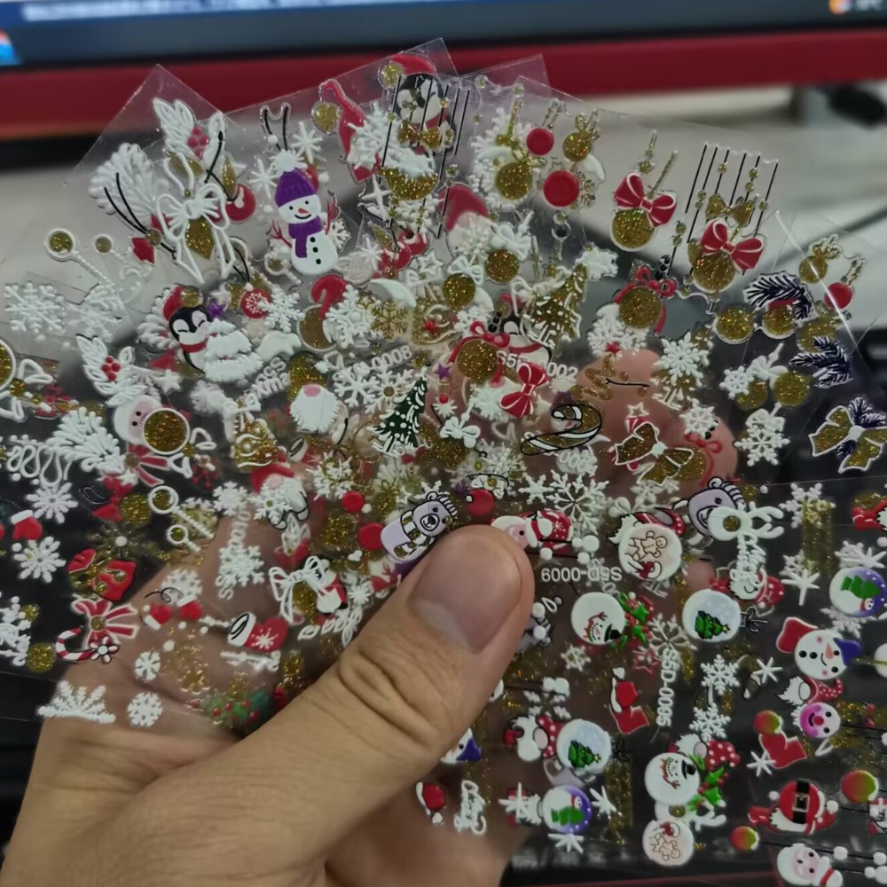 5d Glitter Weihnachten geprägt – Nail Art Xmas 2025 Bewertung und Preis
