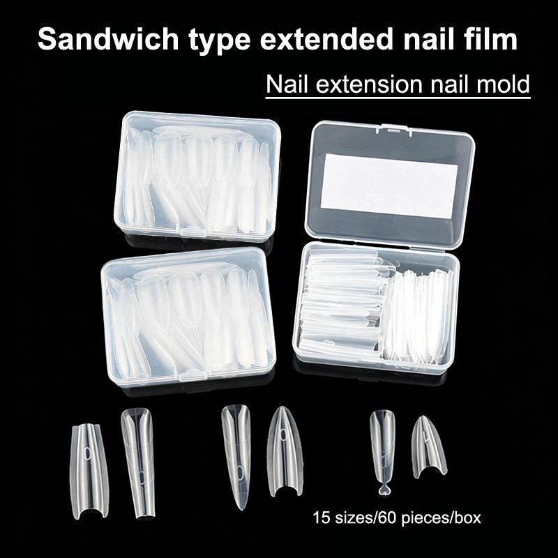 60 Stück/Box Sargförmige Dual- – Nail Art Ombre Bewertung und Preis