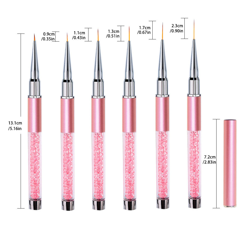 6-teiliges Set Acryl French St – Nail Art Kaki Bewertung und Preis