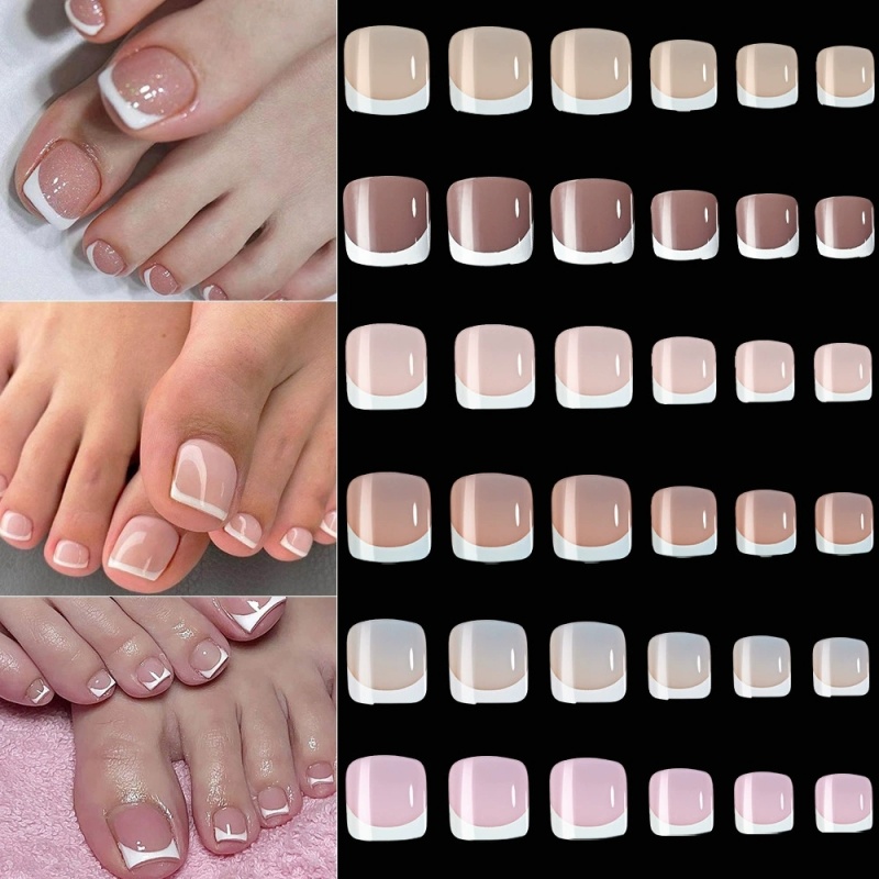 120 Stück quadratische French- – Nail Art Ombre Bewertung und Preis