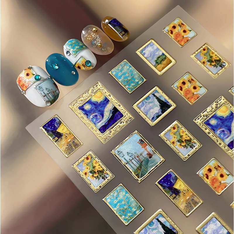 Retro Goldgeprägte Rahmen-Nage – Nail Art Zelda Bewertung und Preis
