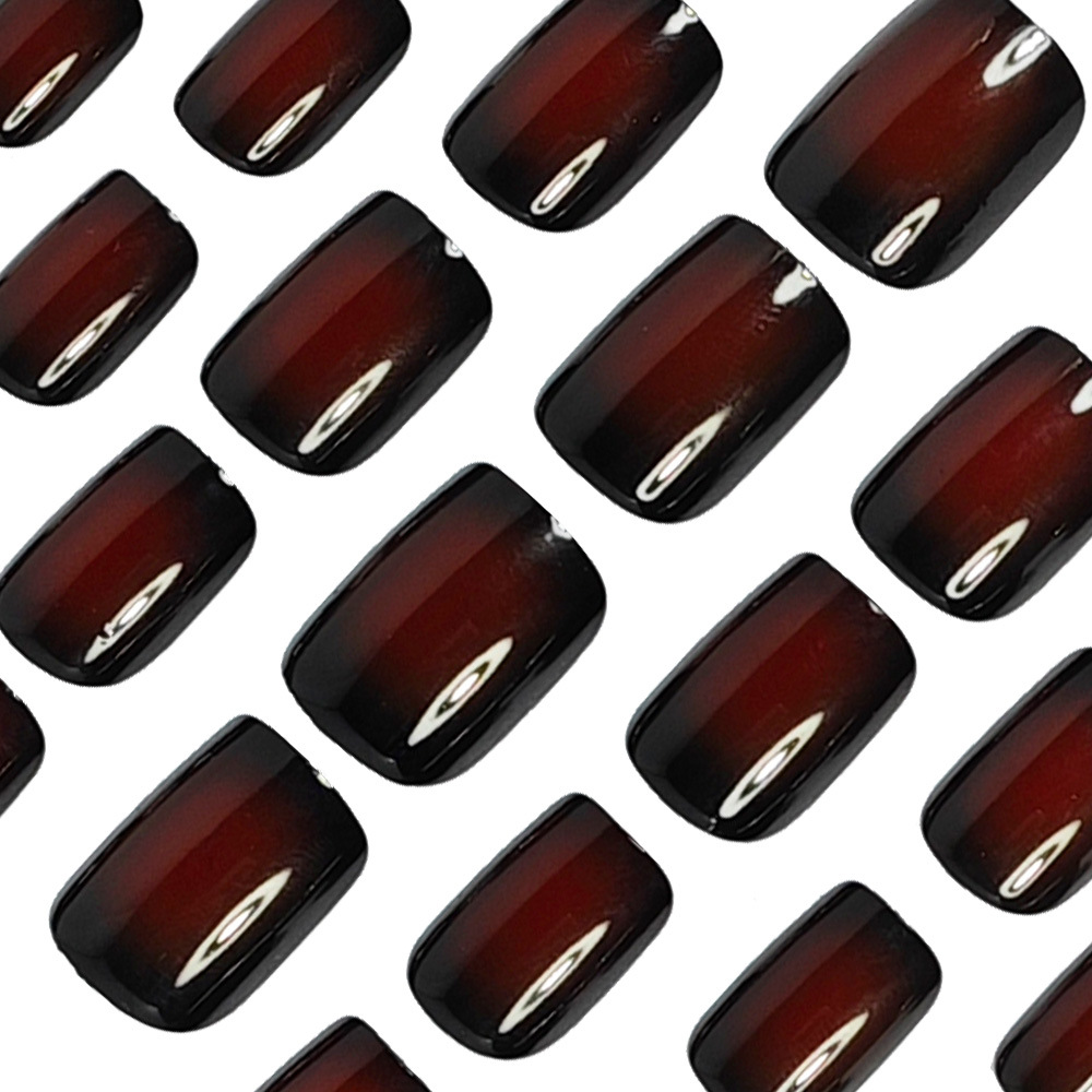 Kurze, quadratische Kunstnägel – Nail Art Red Bewertung und Preis