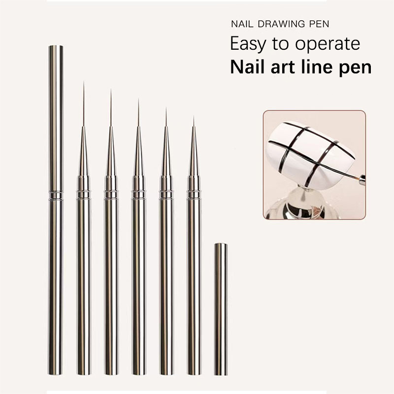 1Pcs Nail art Pinsel Französis – Nail Art Kaki Bewertung und Preis