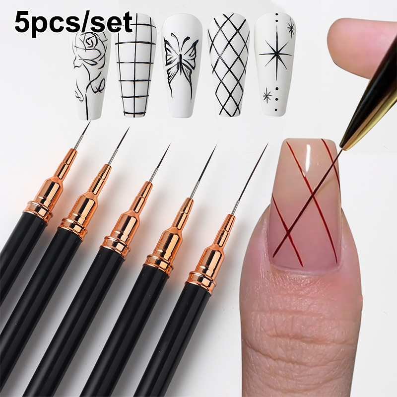 # 5-teiliges Set professionell – Nail Art Kaki Bewertung und Preis