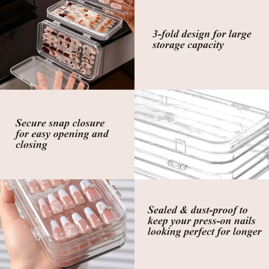 Transparente Faltbare Aufbewah – Nail Art Kaki Bewertung und Preis