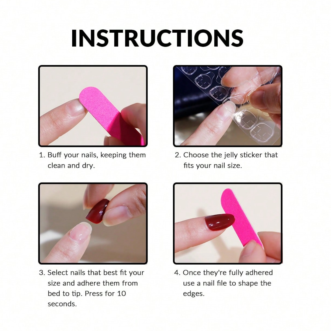 10 Stück handgefertigte Sargfö – Nail Art Red Bewertung und Preis