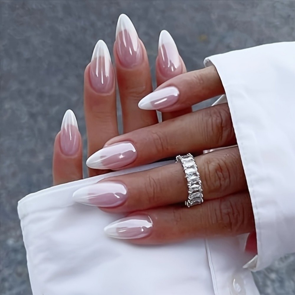 24 Stück Milchweiße Aufklebenä – Nail Art Ombre Bewertung und Preis