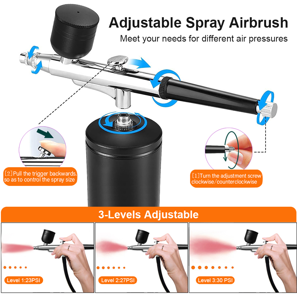 Airbrush-Nagel mit Kompressor, – Nail Art Kaki Bewertung und Preis